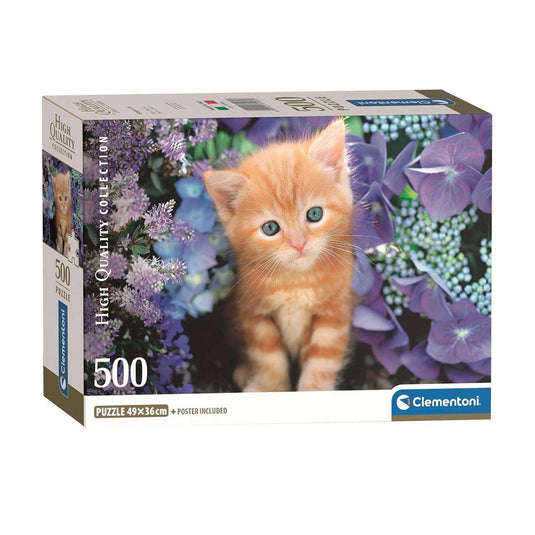 Clementoni clemetoni legpuzzel ginger cat, 500st.