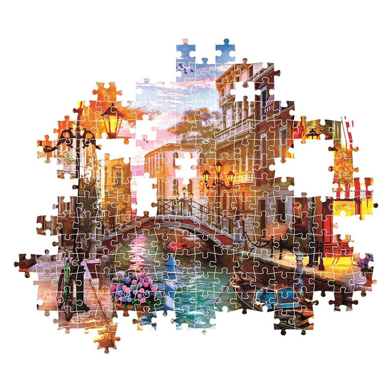 Afbeelding laden in galerijviewer, Clementoni legpuzzel zonsondergang venetië, 500st.
