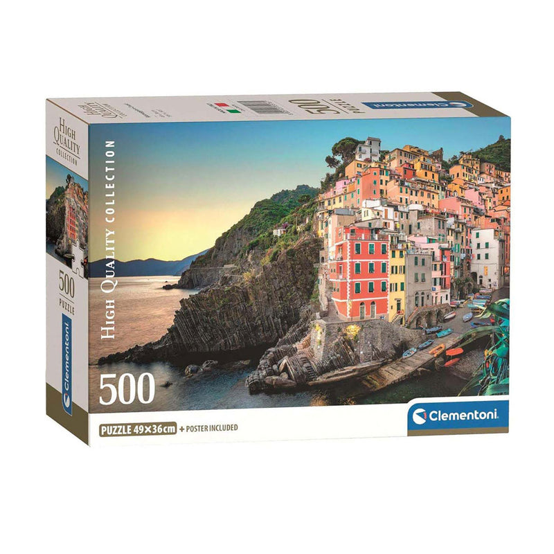 Load image into Gallery viewer, Clementoni legpuzzel riomaggiore coast, 500st.
