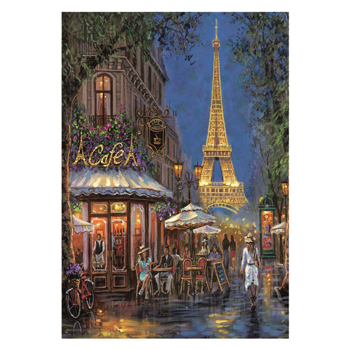 Clementoni legpuzzel night at the eiffel café, 500st.