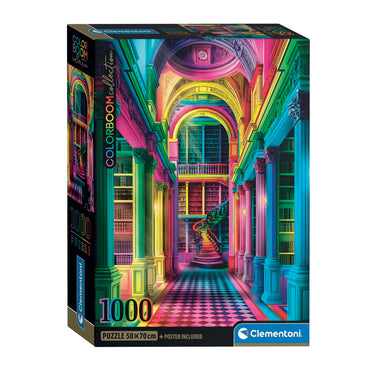 Clementoni legpuzzel colorboom athenaeum, 1000st.