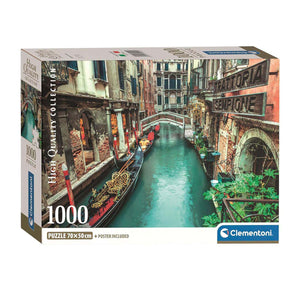 Clementoni legpuzzel venice canal, 1000st.
