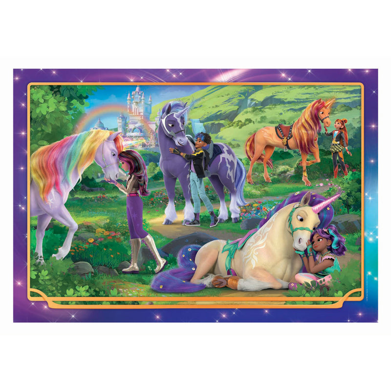 Afbeelding laden in galerijviewer, Clementoni puzzel unicorn academy - 104dlg.
