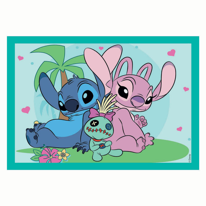 Load image into Gallery viewer, Clementoni super color legpuzzel 4in1 stitch
