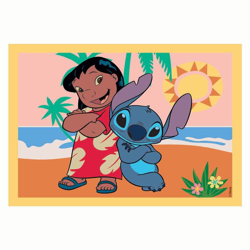 Load image into Gallery viewer, Clementoni super color legpuzzel 4in1 stitch
