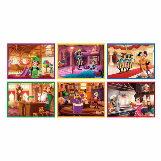 Clementoni blokkenpuzzel sinterklaas - 12st.