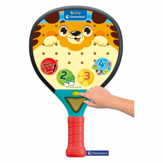 Clementoni - baby padelracket - elektronisch activiteitencentrum - vanaf 1 jaar