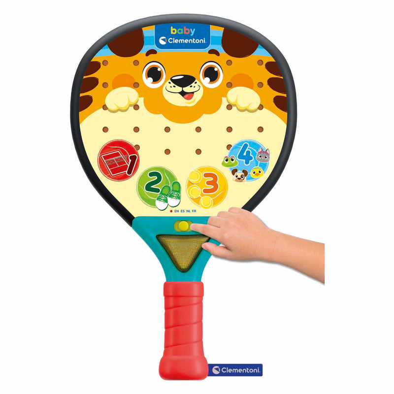 Afbeelding laden in galerijviewer, Clementoni - baby padelracket - elektronisch activiteitencentrum - vanaf 1 jaar
