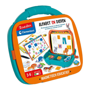 Clementoni education magentische koffer alfabet en dieren