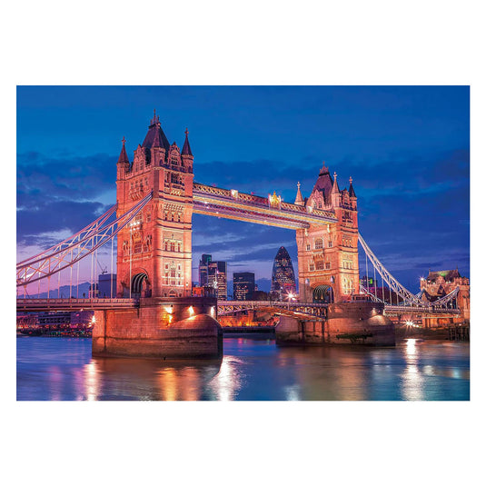 Clementoni legpuzzel tower bridge bij nacht - 1000st.
