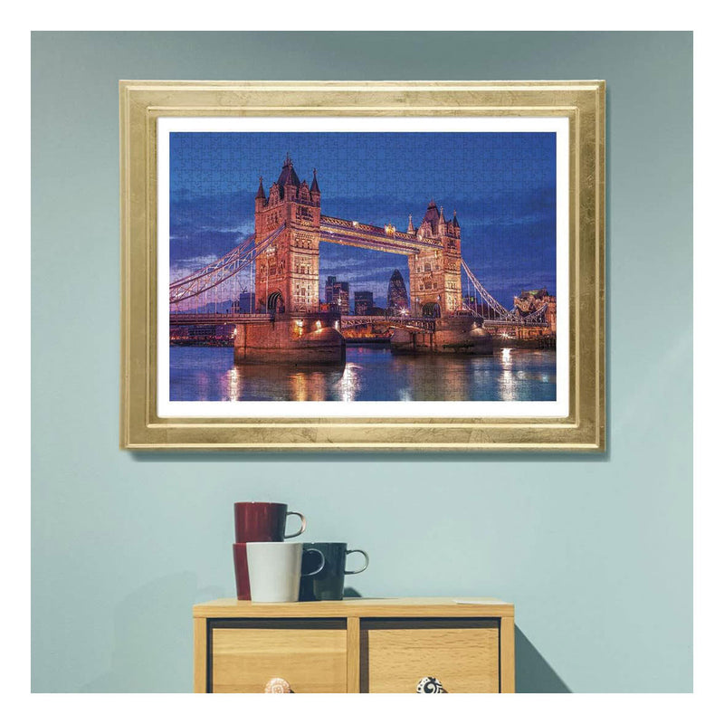 Afbeelding laden in galerijviewer, Clementoni legpuzzel tower bridge bij nacht - 1000st.
