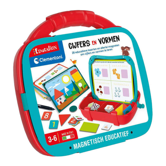 Clementoni education magnetische koffer cijfers en vormen