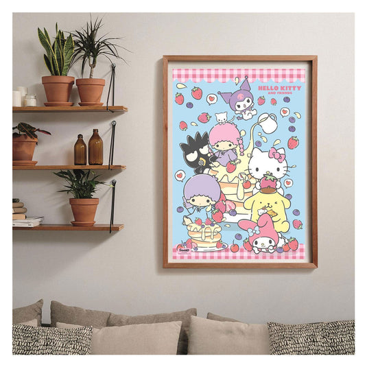 Clementoni legpuzzel hello kitty - puzzel 1000 stukjes - compact box puzzle - puzzels en legpuzzels voor volwassenen