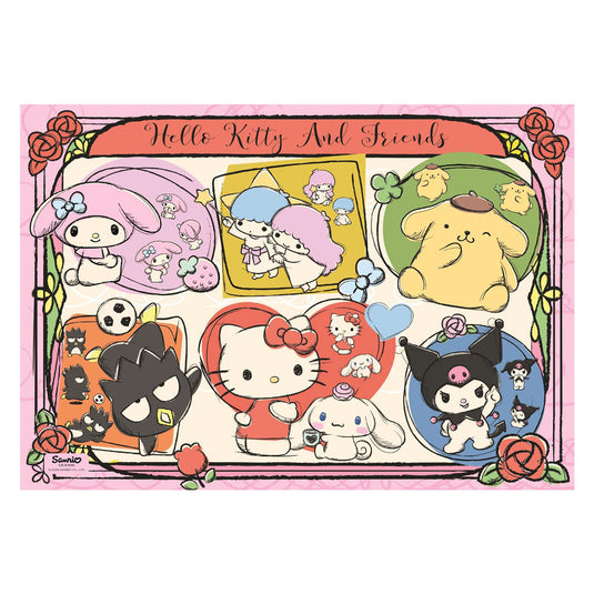 Clementoni legpuzzel hello kitty and friends - 1000st.
