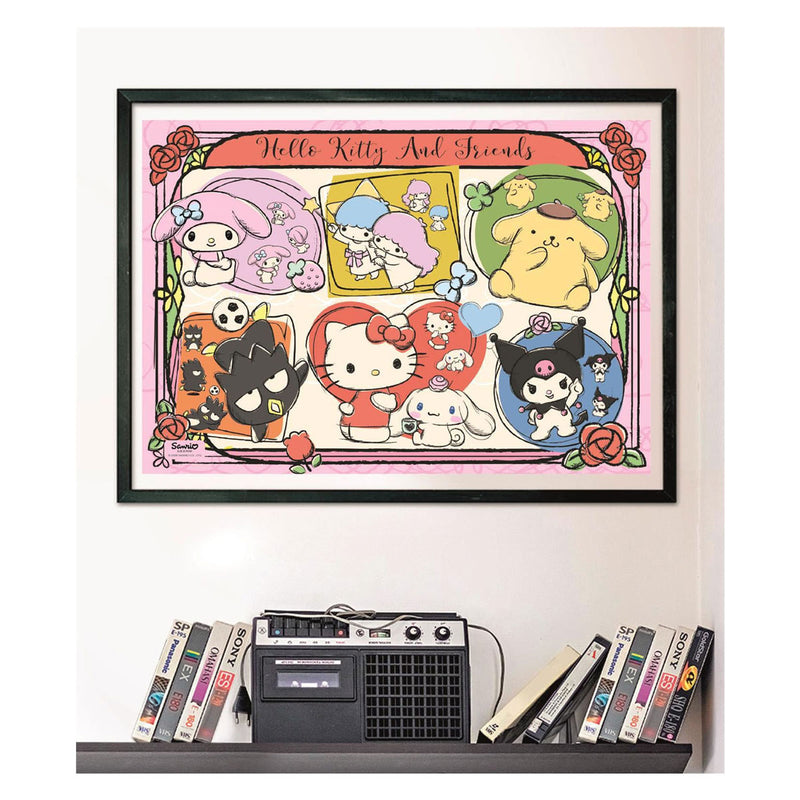 ギャラリービューアに画像をロードする, Clementoni legpuzzel hello kitty and friends - 1000st.
