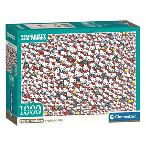 Clementoni onmogelijke legpuzzel hello kitty - 1000st.