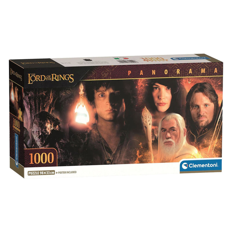 Afbeelding laden in galerijviewer, Clementoni legpuzzel the lord of the rings panorama - 1000st.
