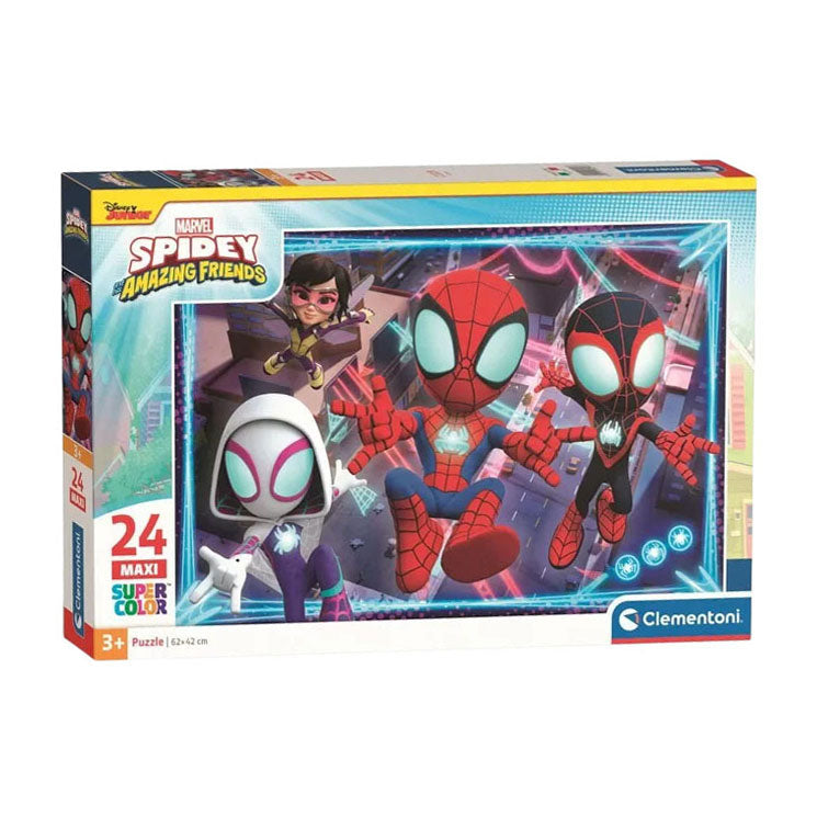 Afbeelding laden in galerijviewer, Clementoni legpuzzel spidey and his amazing friends - 24st. maxi
