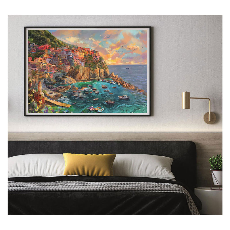 Afbeelding laden in galerijviewer, Clementoni legpuzzel geschilderd manarola - 2000st.
