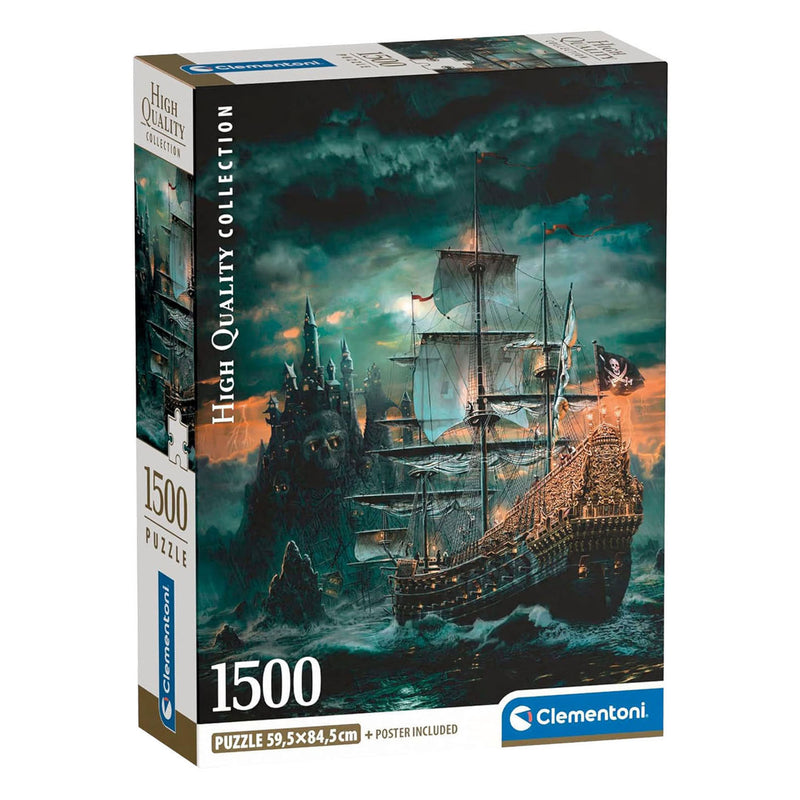 Chargez l'image dans la visionneuse de la galerie, Clementoni legpuzzel het piratenschip - 1500st.
