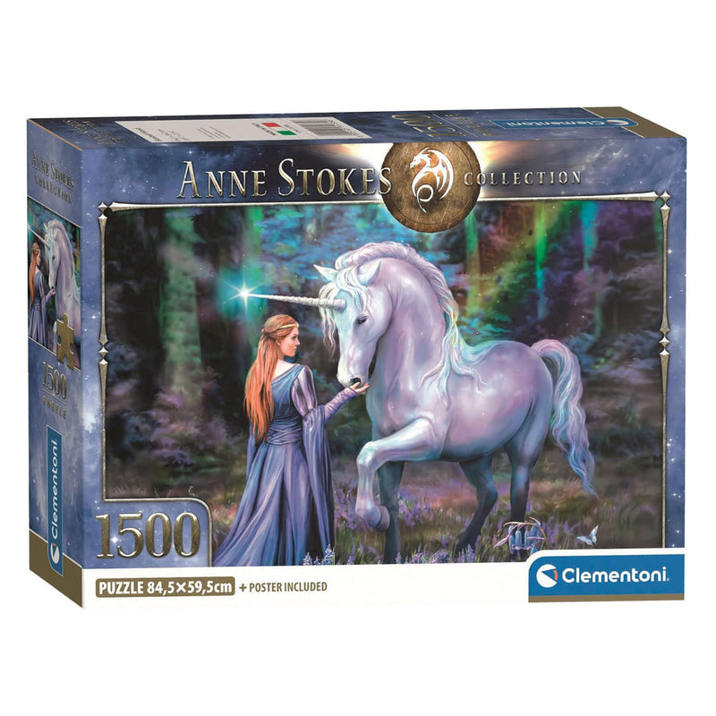Afbeelding laden in galerijviewer, Clementoni legpuzzel anne stokes bluebell wood - 1500st.
