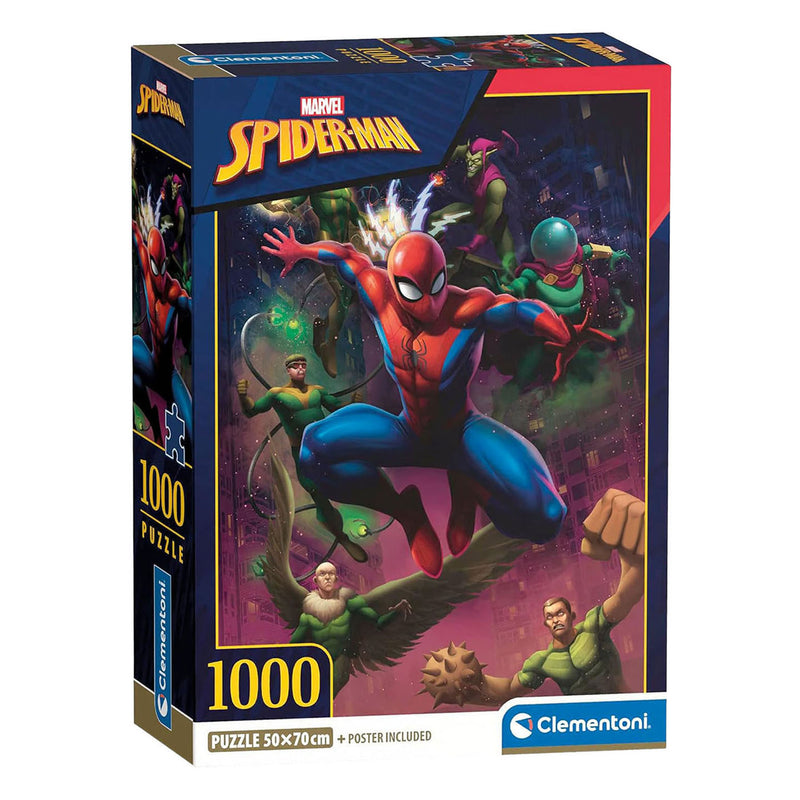 Afbeelding laden in galerijviewer, Clementoni legpuzzel spiderman - 1000st.
