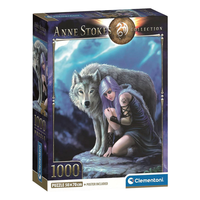 Afbeelding laden in galerijviewer, Clementoni legpuzzel anne stokes protector - 1000st.
