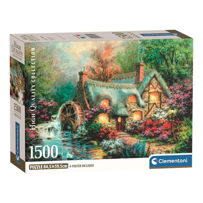 ギャラリービューアに画像をロードする, Clementoni legpuzzel country retreat - 1500st.
