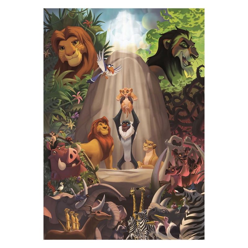 ギャラリービューアに画像をロードする, Clementoni puzzel - the lion king - 1000 stukjes - inclusief poster
