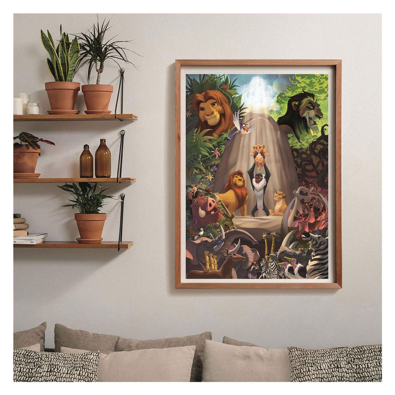 ギャラリービューアに画像をロードする, Clementoni puzzel - the lion king - 1000 stukjes - inclusief poster
