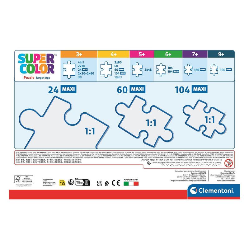 Chargez l'image dans la visionneuse de la galerie, Clementoni maxi legpuzzel mickey mouse club house - 104st.
