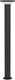 Eglo rigosa staande lamp buiten - led - 100 cm - zwart wit