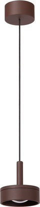 Lucide lenz - hanglamp binnen buiten - ø 11 cm - led - 1x8w 2700k - ip54 - roest bruin | essential