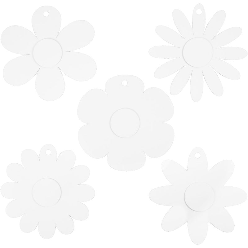 Load image into Gallery viewer, Creativ company https: www.cchobby.nl bloemen-d-20-cm-400-gr-wit-5x3-stuk-1-doos
