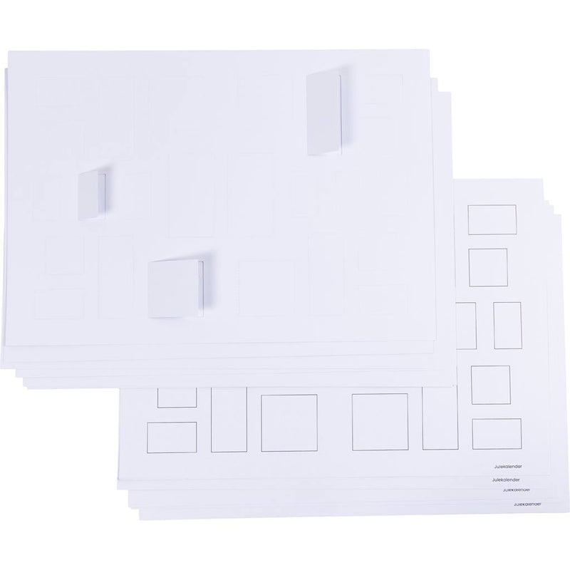 Chargez l'image dans la visionneuse de la galerie, Https: www.cchobby.nl kerstkalender-zonder-motief-afm-30x42-cm-wit-10-stuk-1-doos
