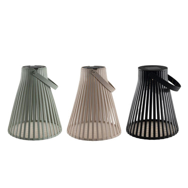 Solar hanglamp lines 11,5cmx14cm 3 assorti zwart groen zand