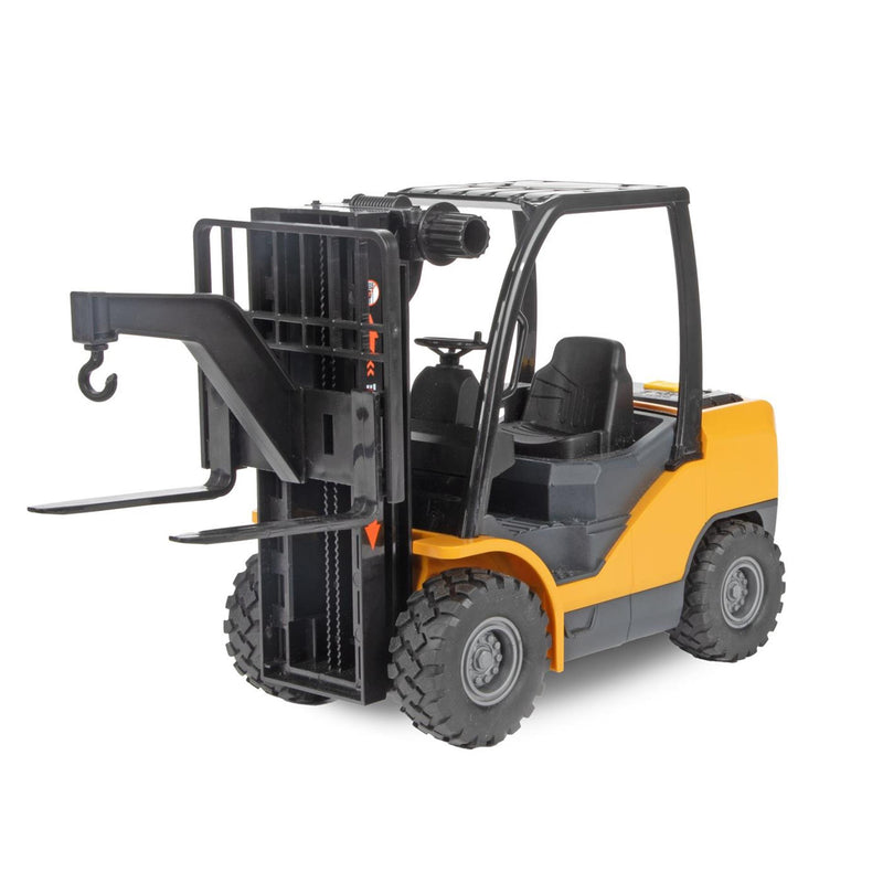 Afbeelding laden in galerijviewer, Toi-toys vehicool vorkheftruck 26cm -frictie +l-g met pallet
