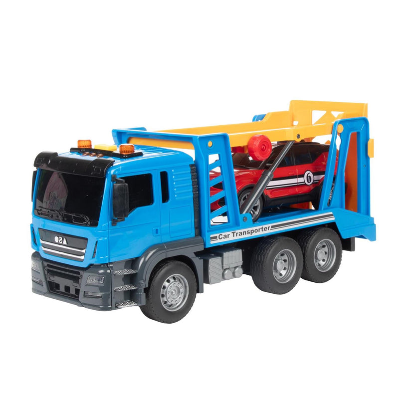 Afbeelding laden in galerijviewer, Toi-toys vehicool autotransportwagen 26cm -frictie +l-g
