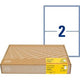 Adresetiketten avery 143.5 x 199.6 mm wit