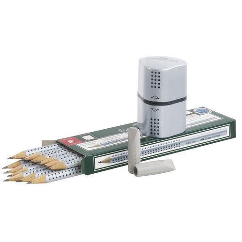 Potlood faber castell grip 2001 hout grip gummen puntenslijper