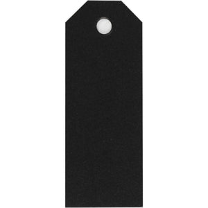 Manilla-labels, afm 3x8 cm, 220 gr, zwart, 20 stuk 1 doos
