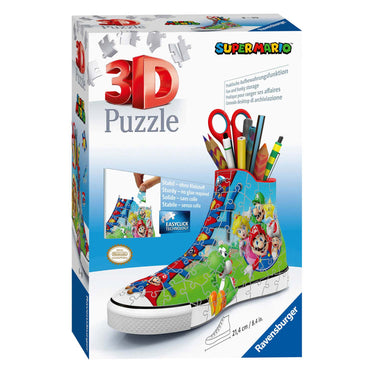 Ravensburger sneaker super mario - 3d puzzel - 108 stukjes