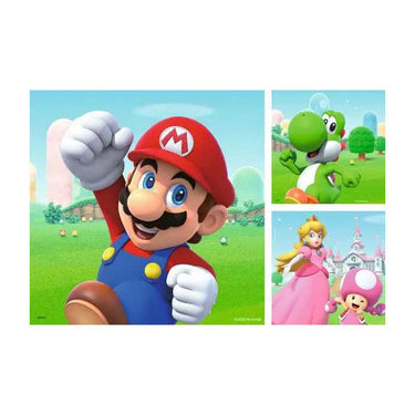 Ravensburger puzzel super mario - 3x49 stukjes - kinderpuzzel