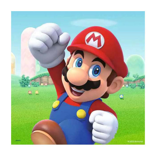 Ravensburger super mario puzzel, 3x49st.