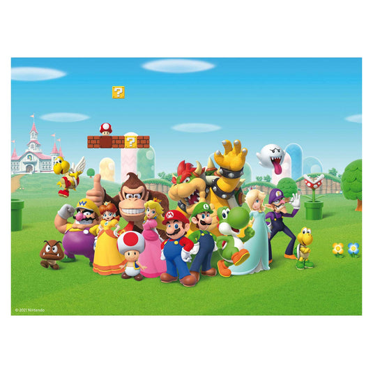 Ravensburger puzzel super mario - legpuzzel - 200 xxl stukjes