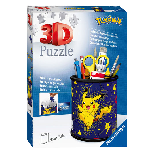Pokémon ravensburger 3d puzzel - pennenbak - 54st.