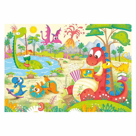 Ravensburger puzzel lievelingsdino's - twee puzzels - 12 stukjes - kinderpuzzel