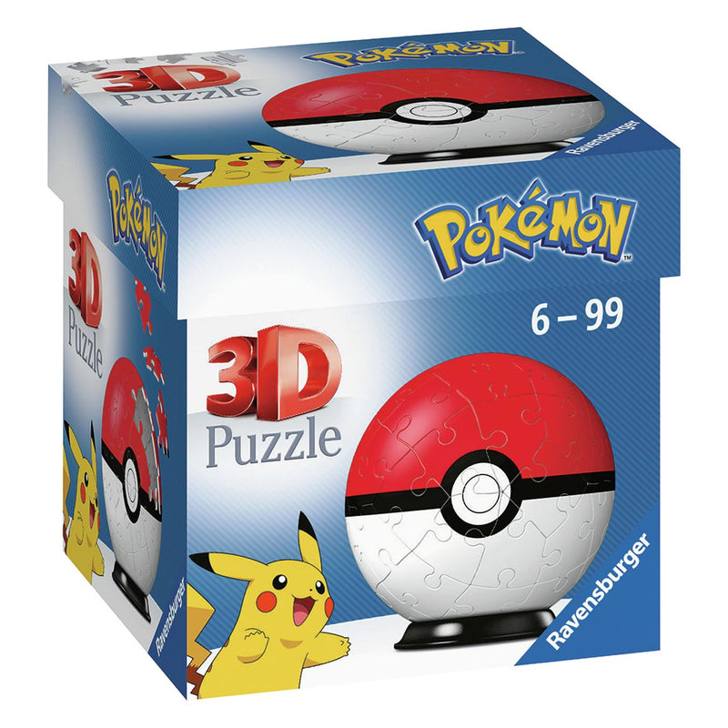 Afbeelding laden in galerijviewer, Ravensburger pokémon pokeball 3d puzzel, 54st.
