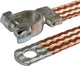 Herth+buss massaband batt.ground straps 400mm m.terminal block