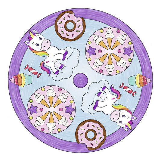 Ravensburger mandala-designer 2in1 - eenhoorn